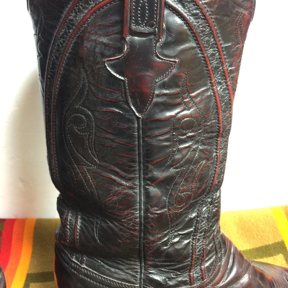 63 Lucchese Classic Handmade Leather Cowboy Boot - Picture 7 of 8